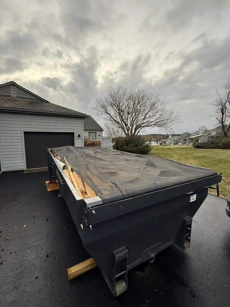 Valley Wide Dumpsters at work in Roanoke